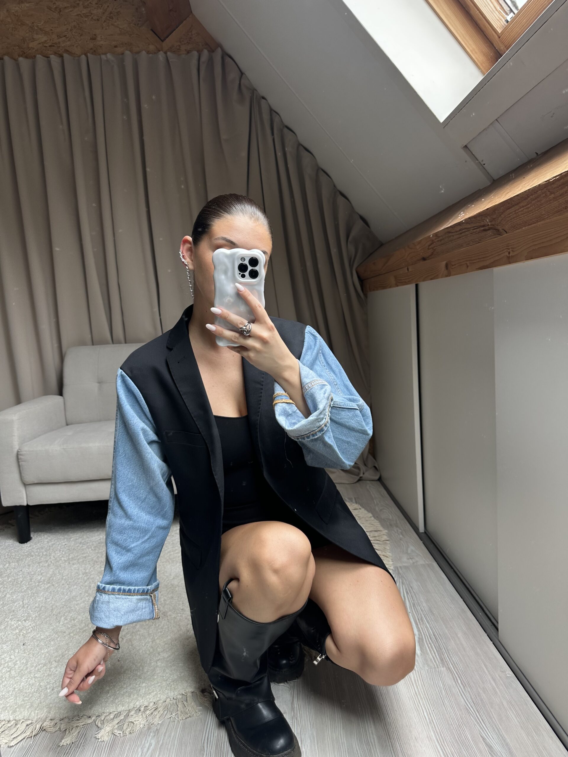 Soho Denim Blazer - M - Afbeelding 2