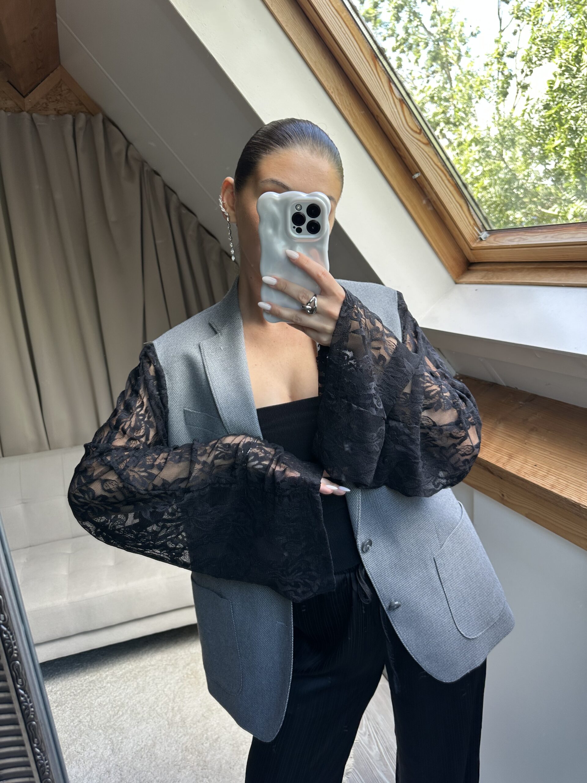 Midnight Lace Blazer - M - Afbeelding 3