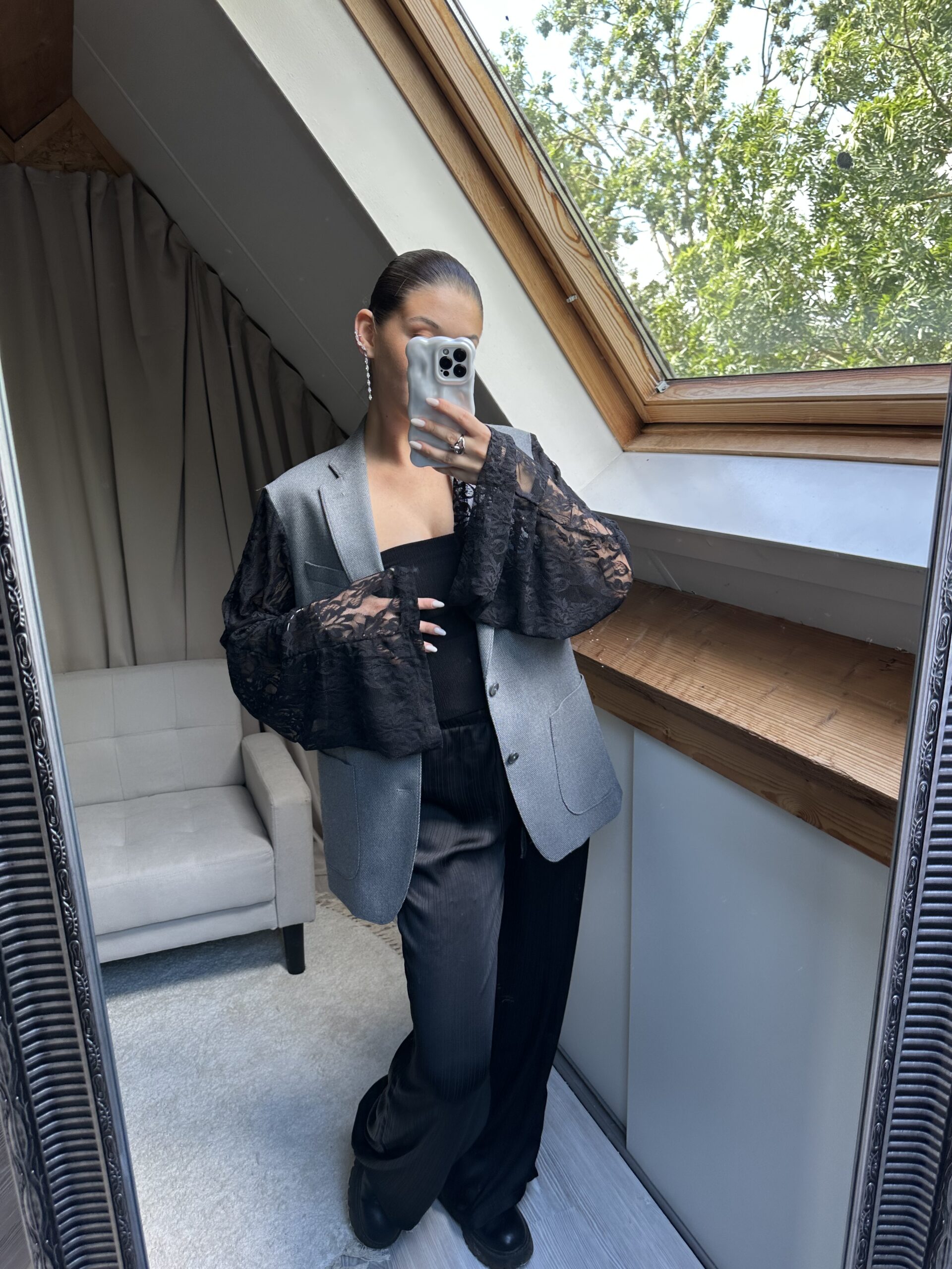 Midnight Lace Blazer - M