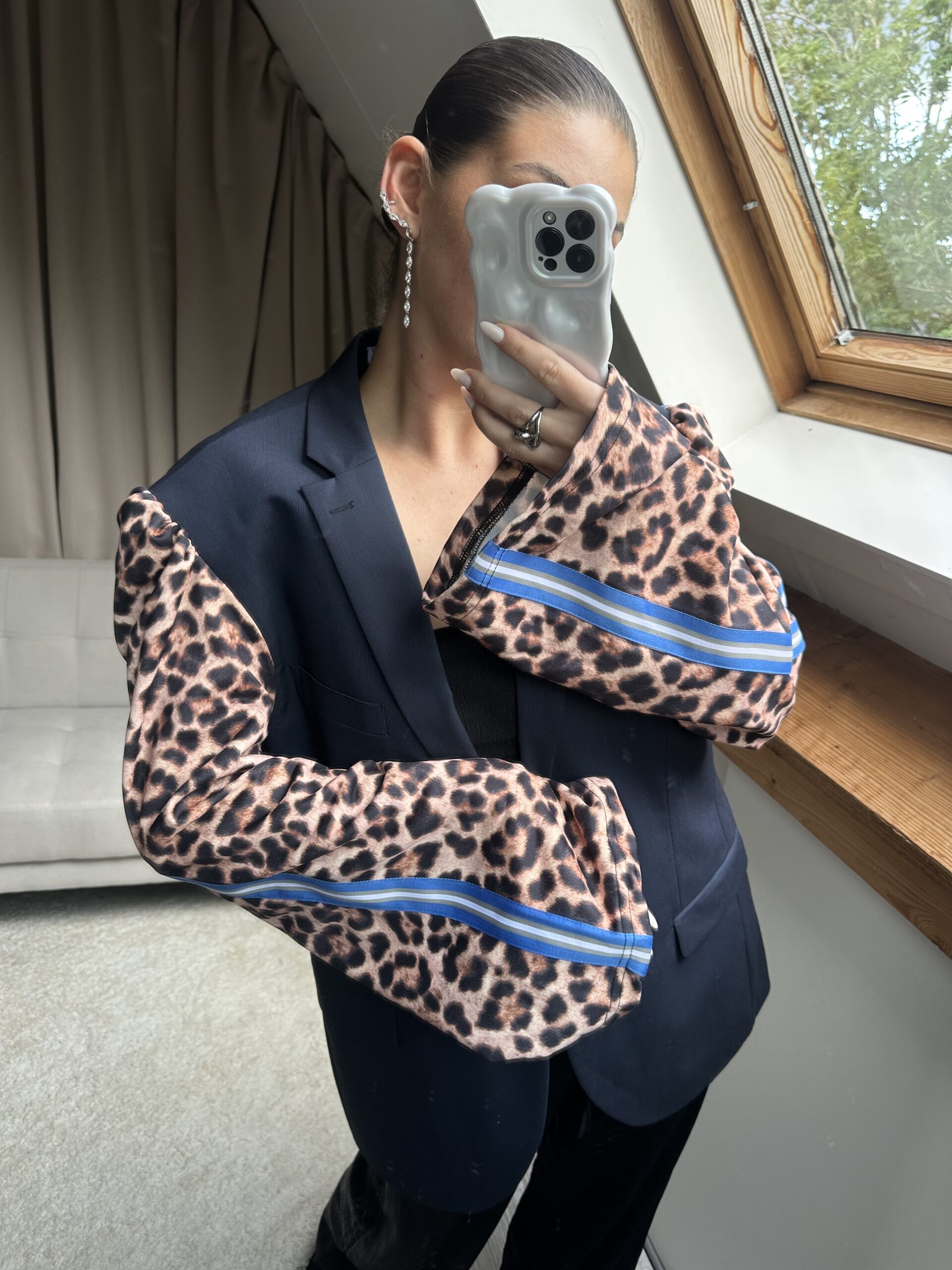 Riviera Panther Oversized Blazer - L - Afbeelding 3